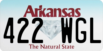 AR license plate 422WGL
