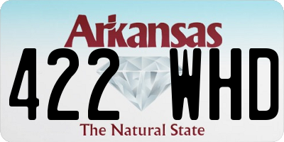 AR license plate 422WHD