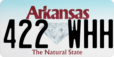 AR license plate 422WHH