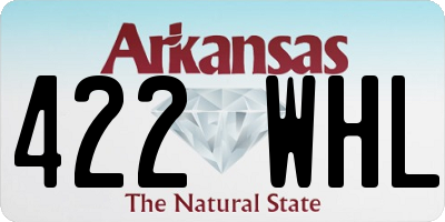 AR license plate 422WHL