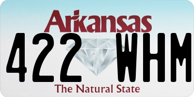 AR license plate 422WHM