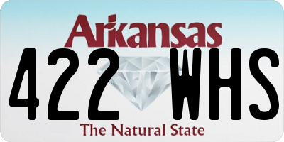 AR license plate 422WHS