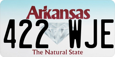 AR license plate 422WJE