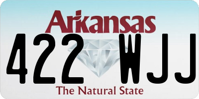 AR license plate 422WJJ