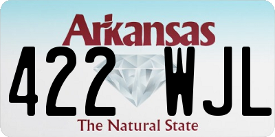 AR license plate 422WJL