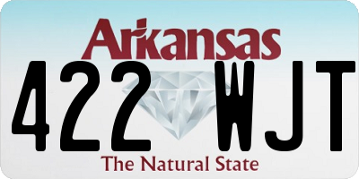 AR license plate 422WJT