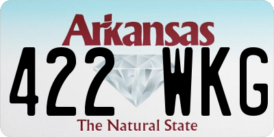 AR license plate 422WKG