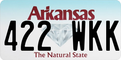 AR license plate 422WKK