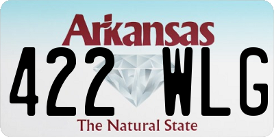 AR license plate 422WLG