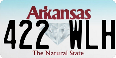 AR license plate 422WLH