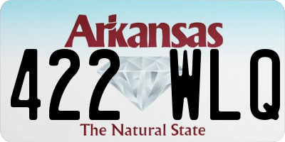 AR license plate 422WLQ
