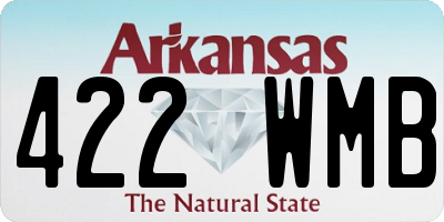 AR license plate 422WMB