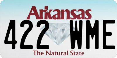 AR license plate 422WME