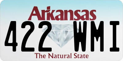 AR license plate 422WMI