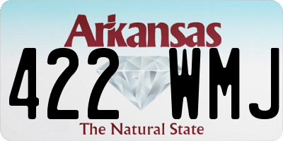 AR license plate 422WMJ
