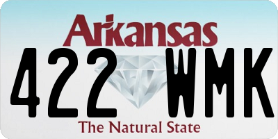 AR license plate 422WMK