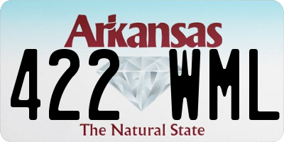 AR license plate 422WML