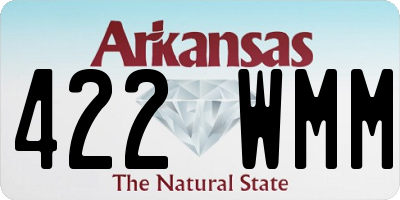 AR license plate 422WMM