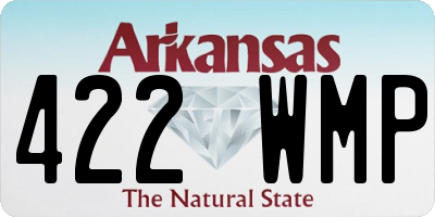 AR license plate 422WMP
