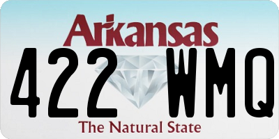 AR license plate 422WMQ