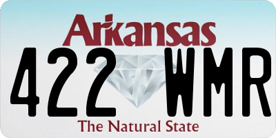 AR license plate 422WMR