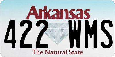 AR license plate 422WMS