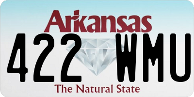 AR license plate 422WMU