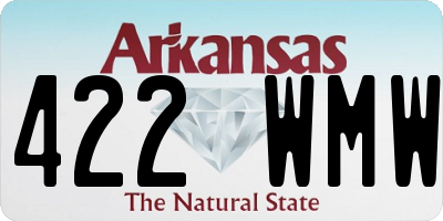 AR license plate 422WMW