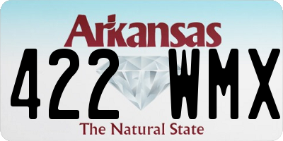 AR license plate 422WMX