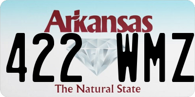 AR license plate 422WMZ