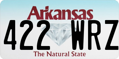 AR license plate 422WRZ