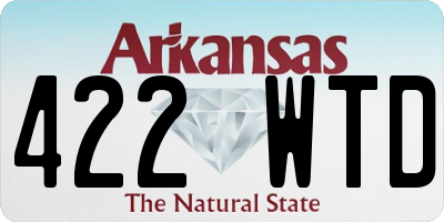 AR license plate 422WTD