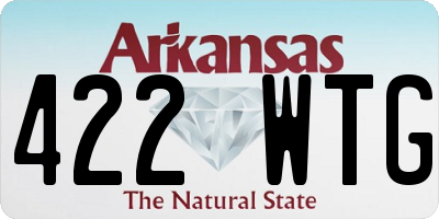 AR license plate 422WTG