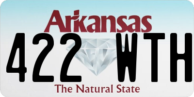 AR license plate 422WTH