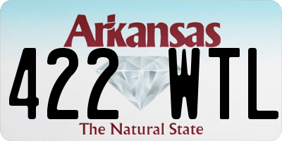 AR license plate 422WTL