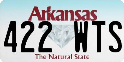 AR license plate 422WTS