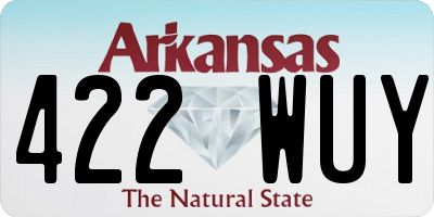 AR license plate 422WUY