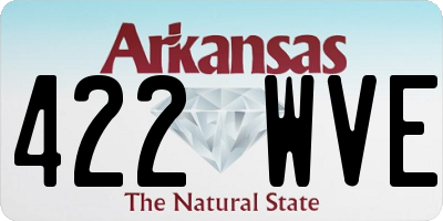 AR license plate 422WVE