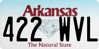 AR license plate 422WVL