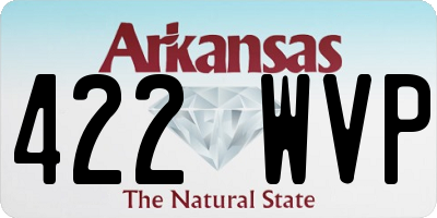 AR license plate 422WVP