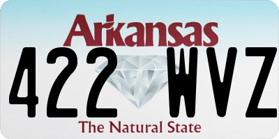 AR license plate 422WVZ