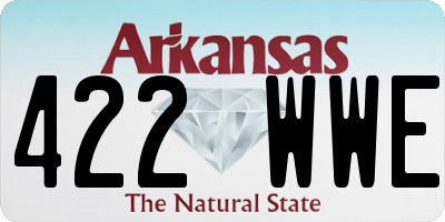 AR license plate 422WWE