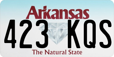 AR license plate 423KQS