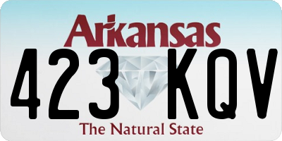 AR license plate 423KQV