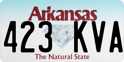 AR license plate 423KVA
