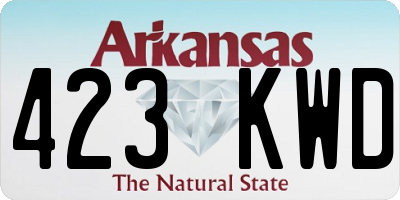 AR license plate 423KWD