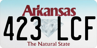 AR license plate 423LCF