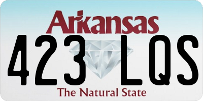 AR license plate 423LQS