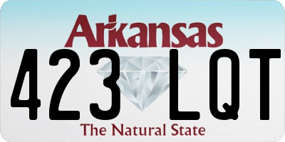 AR license plate 423LQT
