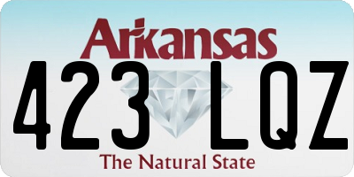 AR license plate 423LQZ